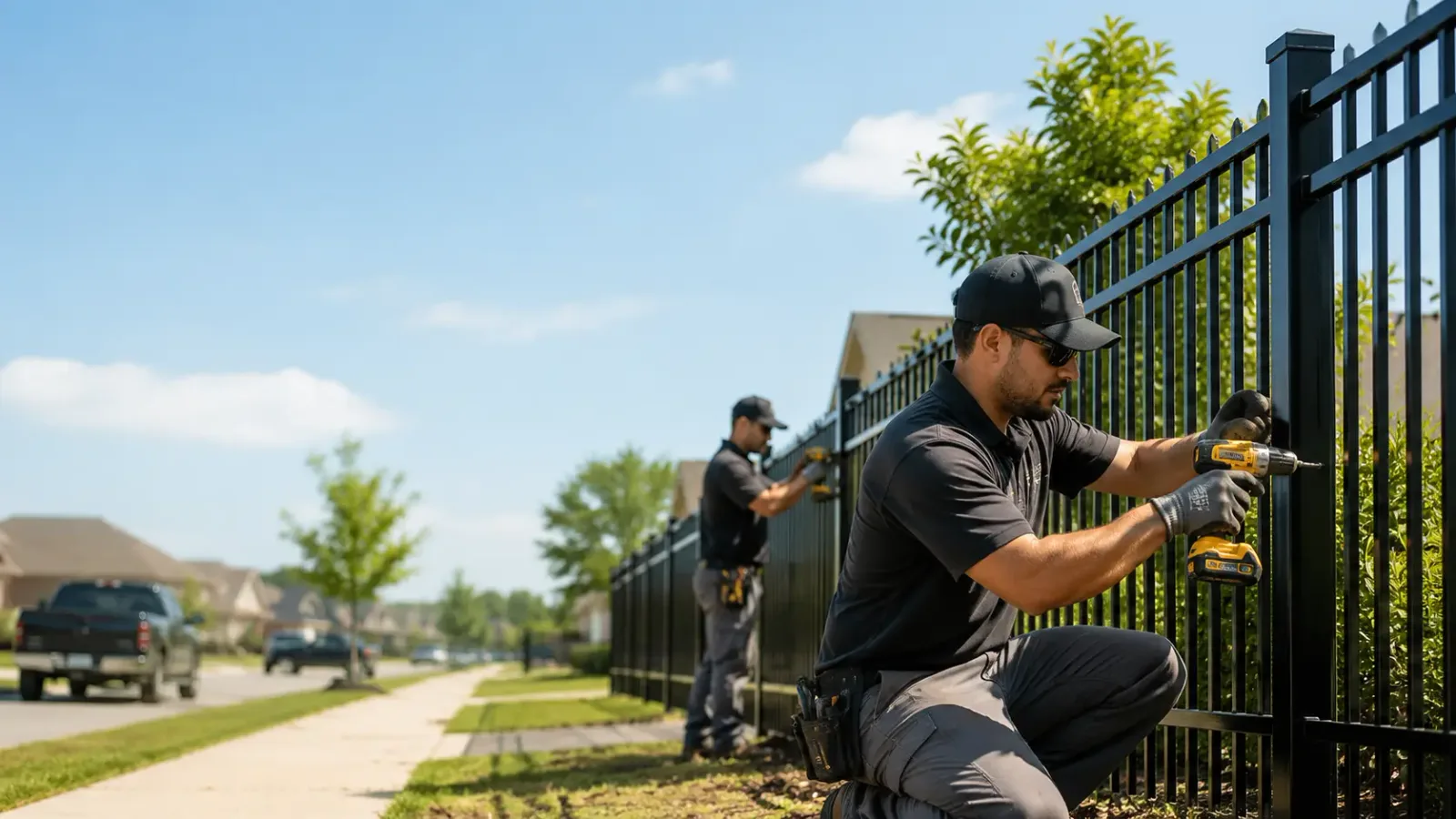 Metal Fence Installation in Cedar Grove, WI